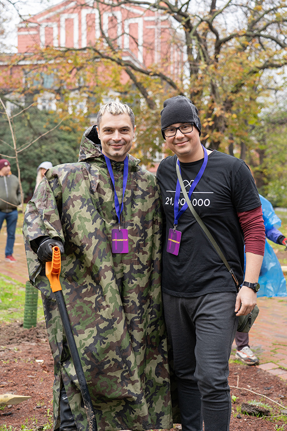 Ginkgo trees planted at the Varna City Garden
